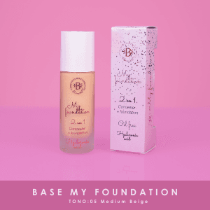 My foundation 2 en 1 (base líquida) (medium beige)